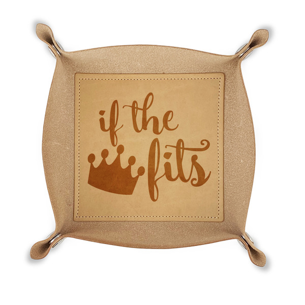 Custom Princess Quotes and Sayings Genuine Leather Dice Tray