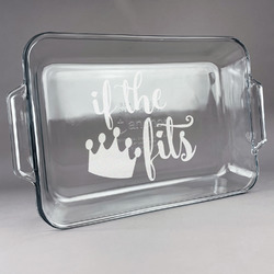 Princess Quotes and Sayings Glass Baking and Cake Dish