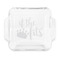 Princess Quotes and Sayings Glass Cake Dish - APPROVAL (8x8)