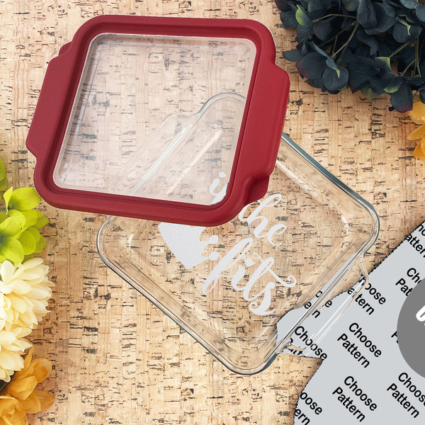 Princess Quotes and Sayings Glass Cake Dish - LIFESTYLE (8x8)