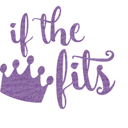 Princess Quotes and Sayings Glitter Sticker Decal - Up to 9"X9" (Personalized)