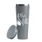 Princess Quotes and Sayings Grey RTIC Everyday Tumbler - 28 oz. - Lid Off