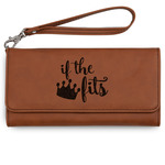 Princess Quotes and Sayings Ladies Leatherette Wallet - Laser Engraved