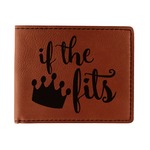 Princess Quotes and Sayings Leatherette Bifold Wallet