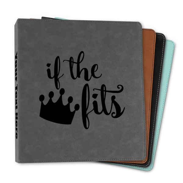 Custom Princess Quotes and Sayings Leather Binder - 1"