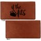 Princess Quotes and Sayings Leather Checkbook Holder Front and Back Single Sided - Apvl