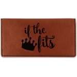 Princess Quotes and Sayings Leatherette Checkbook Holder (Personalized)