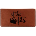 Princess Quotes and Sayings Leatherette Checkbook Holder