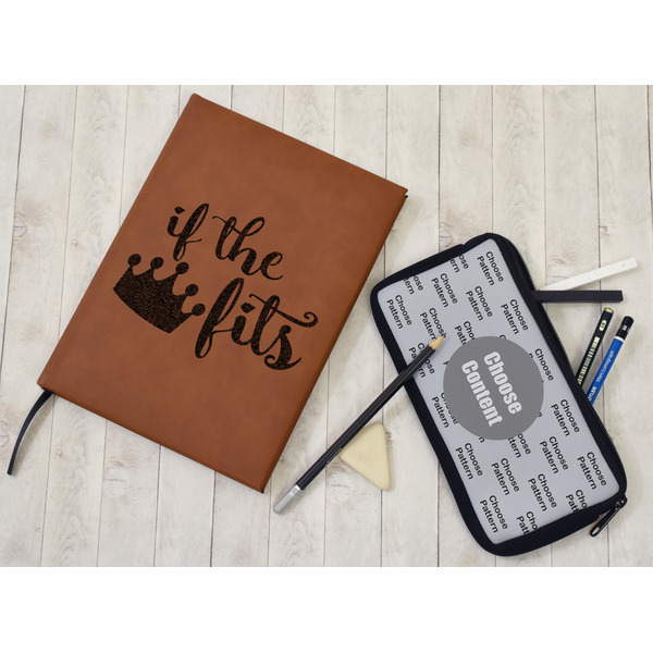 Princess Quotes and Sayings Leather Sketchbook - Small - Single Sided - In Context