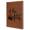 Princess Quotes and Sayings Leatherette Journal - Large - Single Sided
