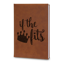 Princess Quotes and Sayings Leatherette Journal - Large - Double Sided