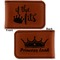 Princess Quotes and Sayings Leatherette Magnetic Money Clip - Front and Back