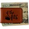 Princess Quotes and Sayings Leatherette Magnetic Money Clip - Single Sided