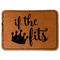 Princess Quotes and Sayings Leatherette Patches - Rectangle