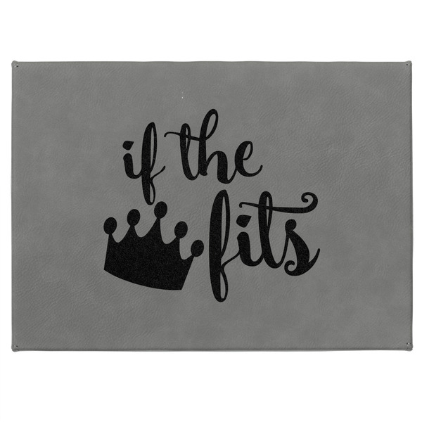 Princess Quotes and Sayings Medium Gift Box with Engraved Leather Lid - Approval