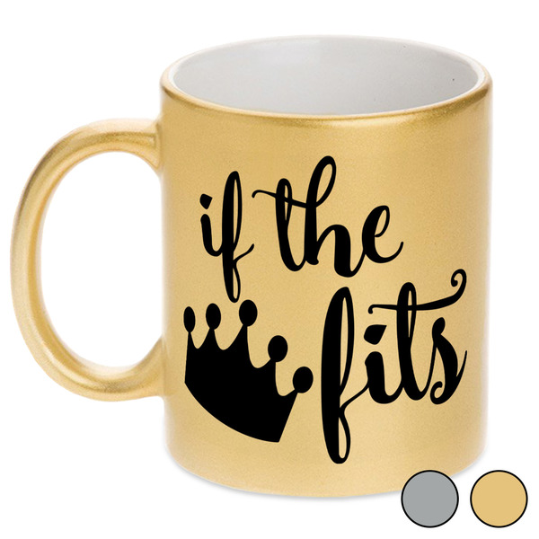 Princess Quotes and Sayings Metallic Mugs