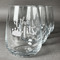 Princess Quotes and Sayings Stemless Wine Glasses (Set of 4)