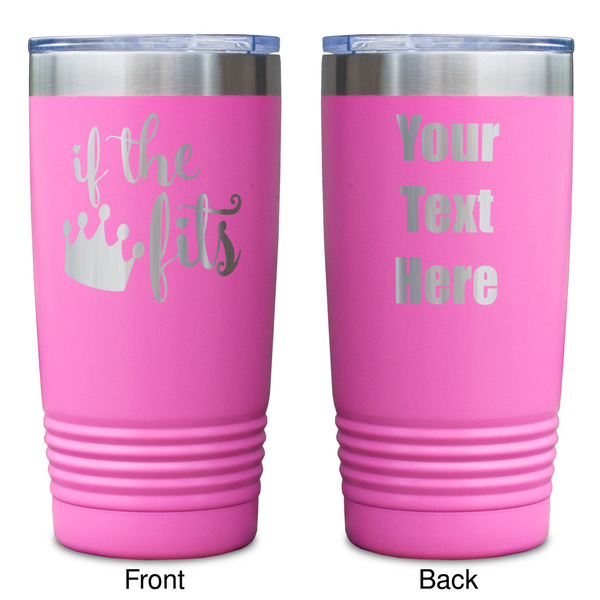 Princess Quotes and Sayings Pink Polar Camel Tumbler - 20oz - Double Sided - Approval