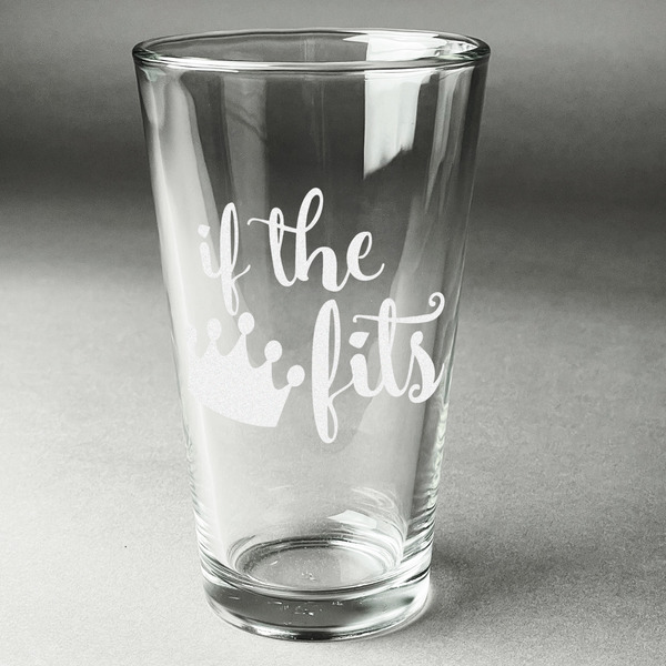 Custom Princess Quotes and Sayings Pint Glass - Engraved