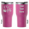 Princess Quotes and Sayings RTIC Tumbler - Magenta - Double Sided - Front & Back