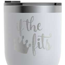 Princess Quotes and Sayings RTIC Tumbler - White - Engraved Front