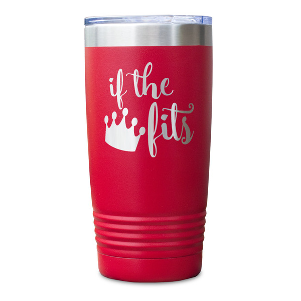 Princess Quotes and Sayings Red Polar Camel Tumbler - 20oz - Single Sided - Approval