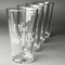 Princess Quotes and Sayings Set of Four Engraved Pint Glasses - Set View