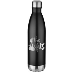 Princess Quotes and Sayings Water Bottle - 26 oz. Stainless Steel - Laser Engraved