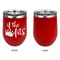 Princess Quotes and Sayings Stainless Wine Tumblers - Red - Single Sided - Approval