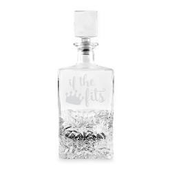 Princess Quotes and Sayings Whiskey Decanter - 26 oz Rectangle