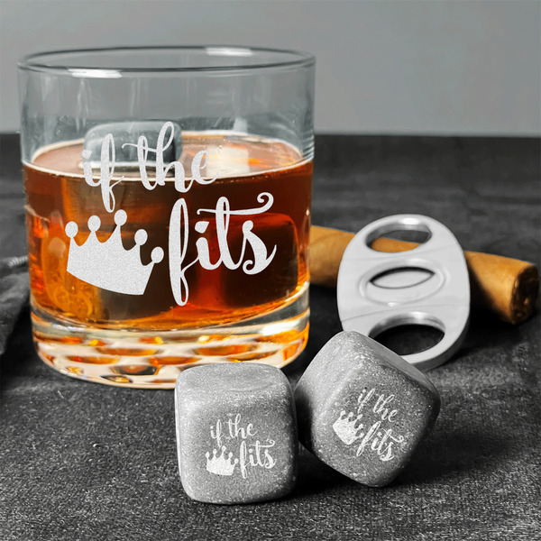 Princess Quotes and Sayings Whiskey Stones - Set of 3 - In Context