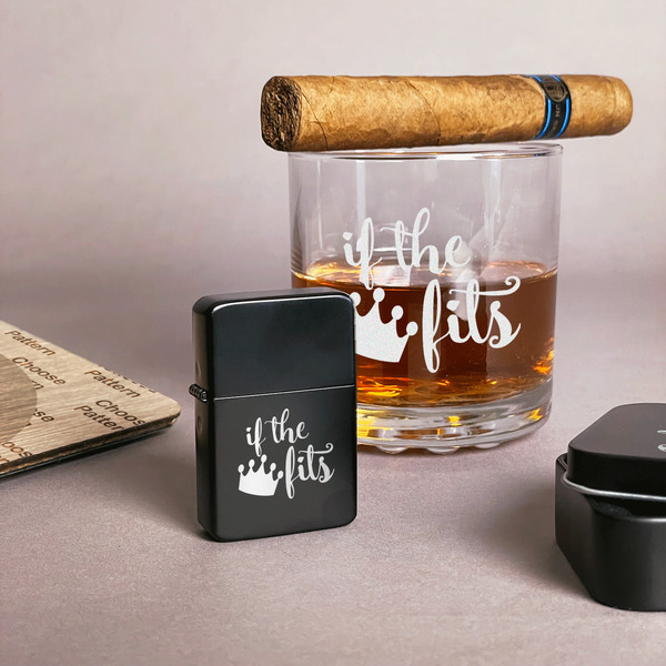 Princess Quotes and Sayings Windproof Lighters - Black - In Context