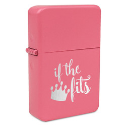 Princess Quotes and Sayings Windproof Lighter - Pink - Single Sided