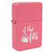 Princess Quotes and Sayings Windproof Lighters - Pink - Front/Main