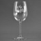 Princess Quotes and Sayings Wine Glass - Engraved