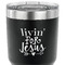 Religious Quotes and Sayings 30 oz Stainless Steel Ringneck Tumbler - Black - CLOSE UP