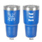 Religious Quotes and Sayings 30 oz Stainless Steel Ringneck Tumbler - Blue - Double Sided - Front & Back
