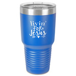Religious Quotes and Sayings 30 oz Stainless Steel Tumbler - Royal Blue - Single-Sided