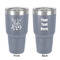 Religious Quotes and Sayings 30 oz Stainless Steel Ringneck Tumbler - Grey - Double Sided - Front & Back