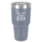 Religious Quotes and Sayings 30 oz Stainless Steel Ringneck Tumbler - Grey - Front