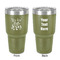 Religious Quotes and Sayings 30 oz Stainless Steel Ringneck Tumbler - Olive - Double Sided - Front & Back