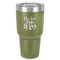 Religious Quotes and Sayings 30 oz Stainless Steel Ringneck Tumbler - Olive - Front