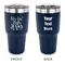 Religious Quotes and Sayings 30 oz Stainless Steel Ringneck Tumblers - Navy - Double Sided - APPROVAL