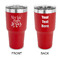 Religious Quotes and Sayings 30 oz Stainless Steel Tumbler - Red - Double Sided