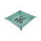 Religious Quotes and Sayings 6" x 6" Teal Leatherette Snap Up Tray -  MAIN