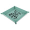 Religious Quotes and Sayings 9" x 9" Teal Leatherette Snap Up Tray - MAIN
