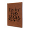 Religious Quotes and Sayings Leatherette Journal - Single Sided