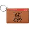 Religious Quotes and Sayings Leatherette Keychain ID Holder - Single Sided