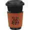 Religious Quotes and Sayings Cognac Leatherette Mug Sleeve - Front