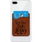 Religious Quotes and Sayings Cognac Leatherette Phone Wallet on iphone 8